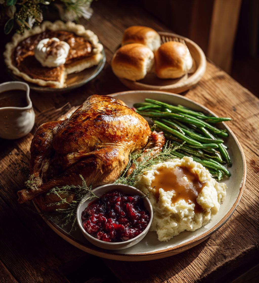 thanksgiving dinner menu list
