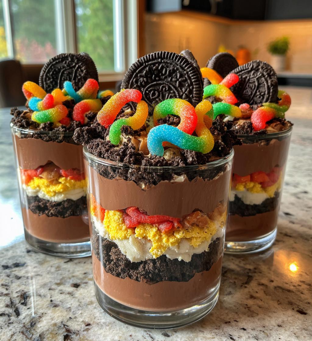 thanksgiving dirt cups
