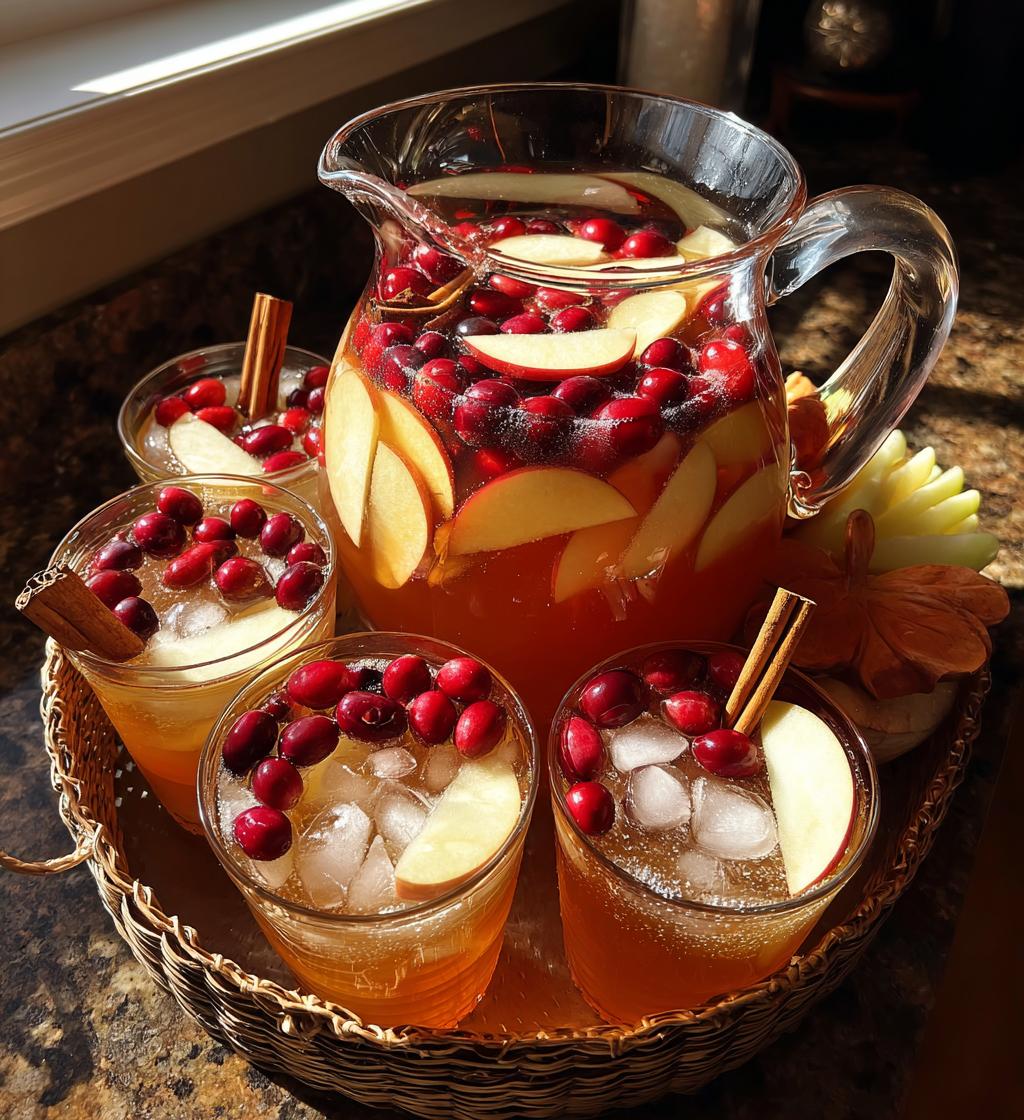 thanksgiving drink station
