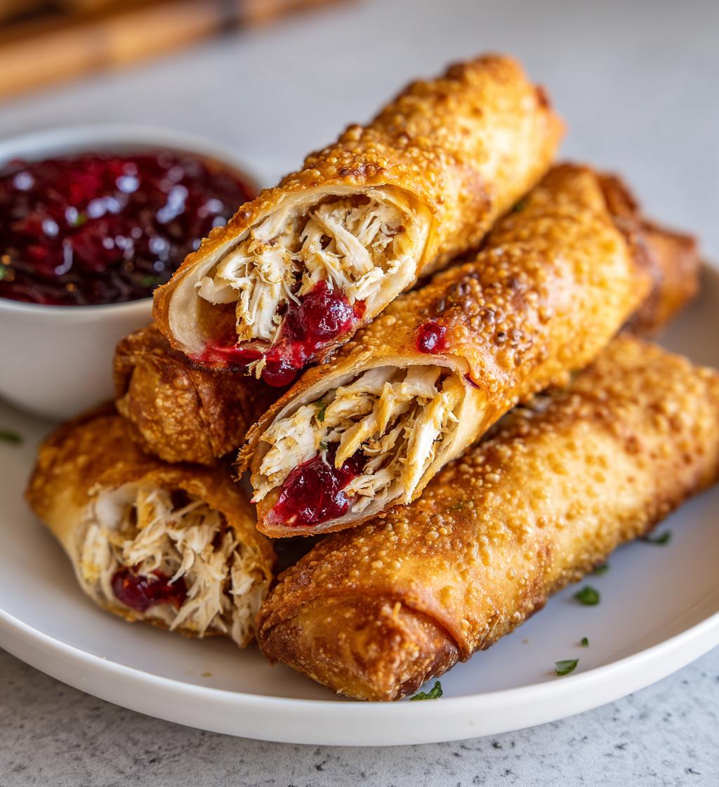 thanksgiving egg rolls