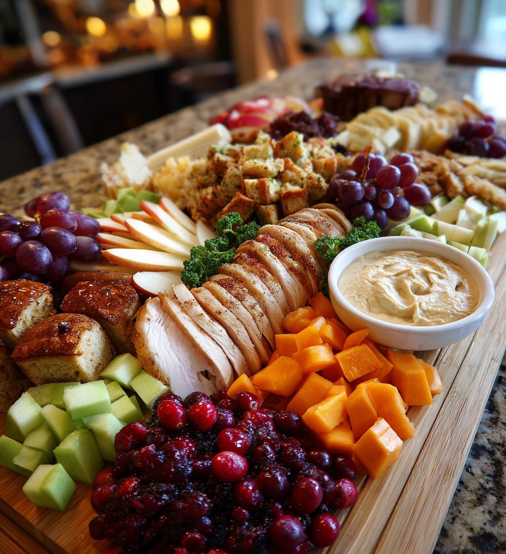 thanksgiving food board
