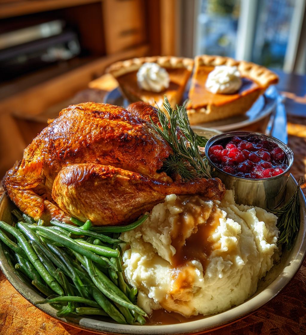 thanksgiving food display