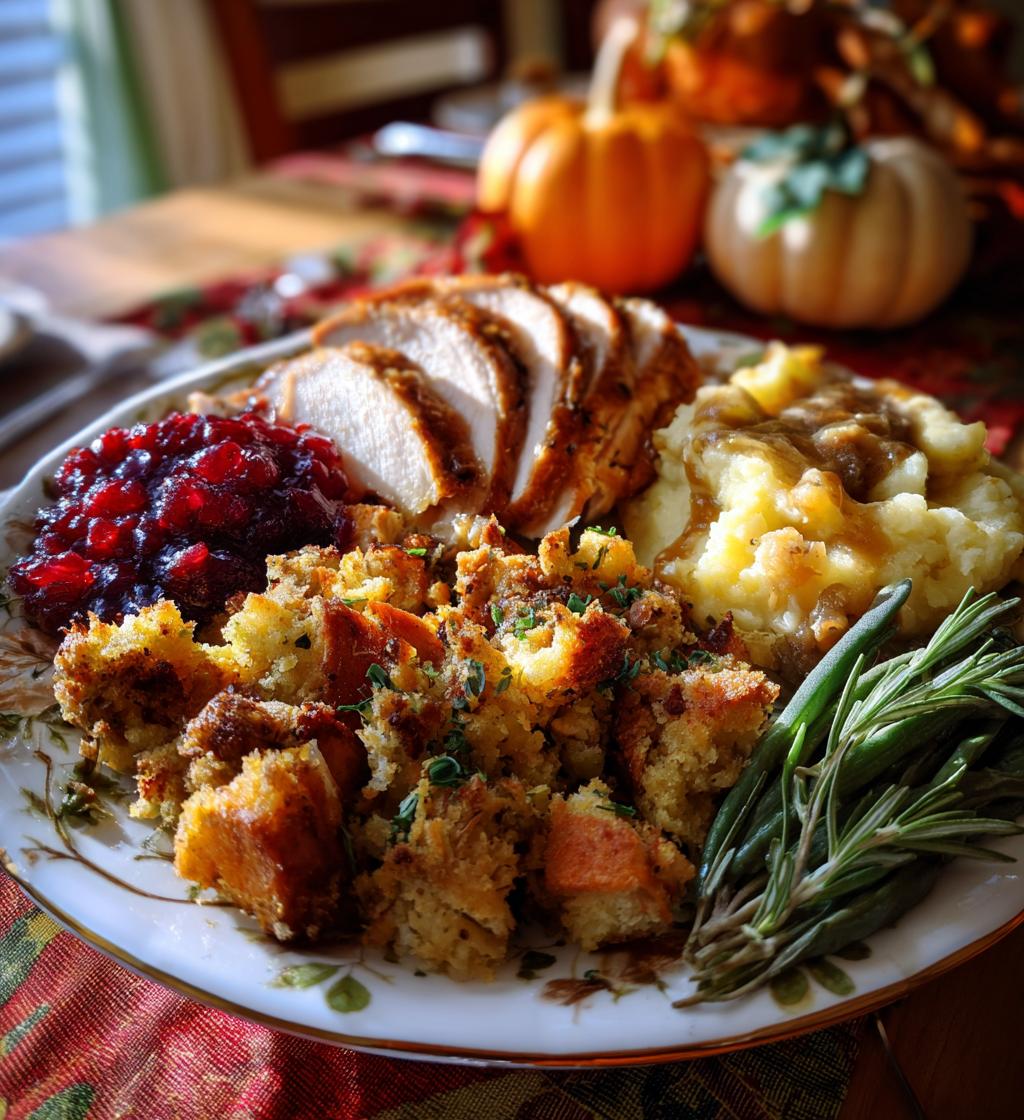 thanksgiving food table display