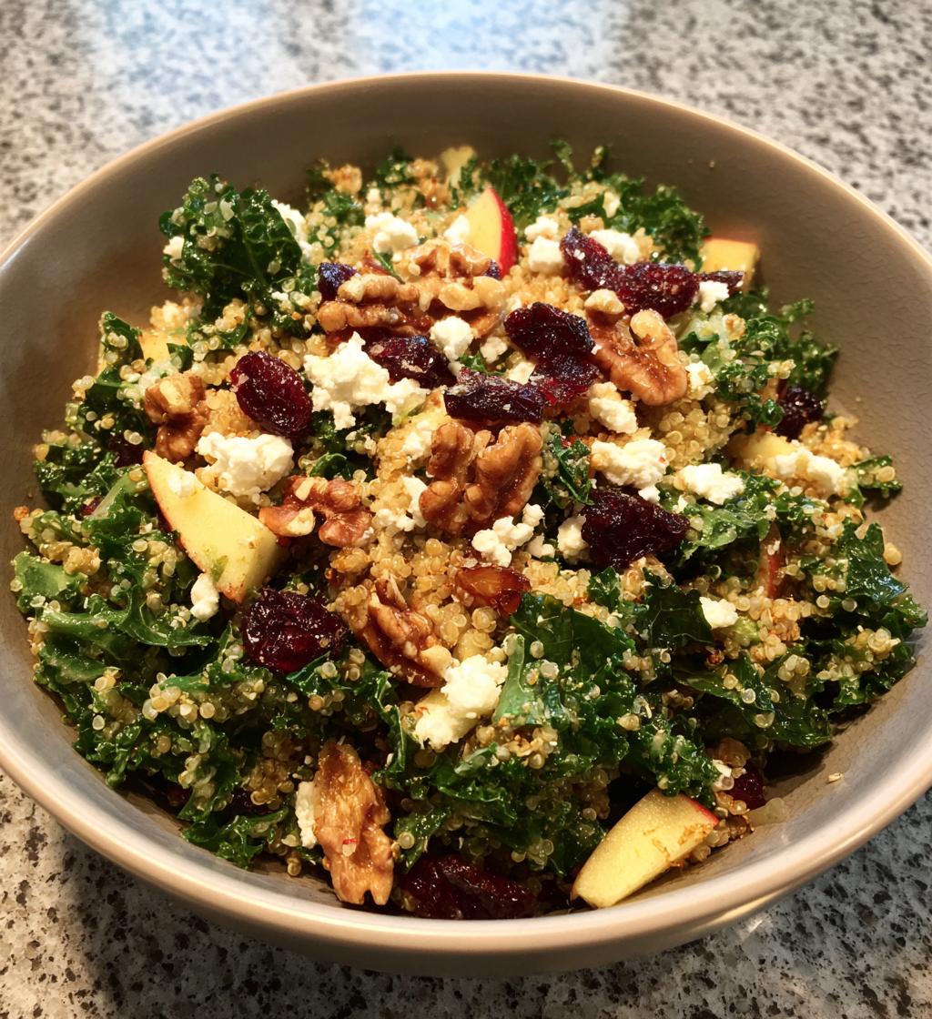 thanksgiving kale salad