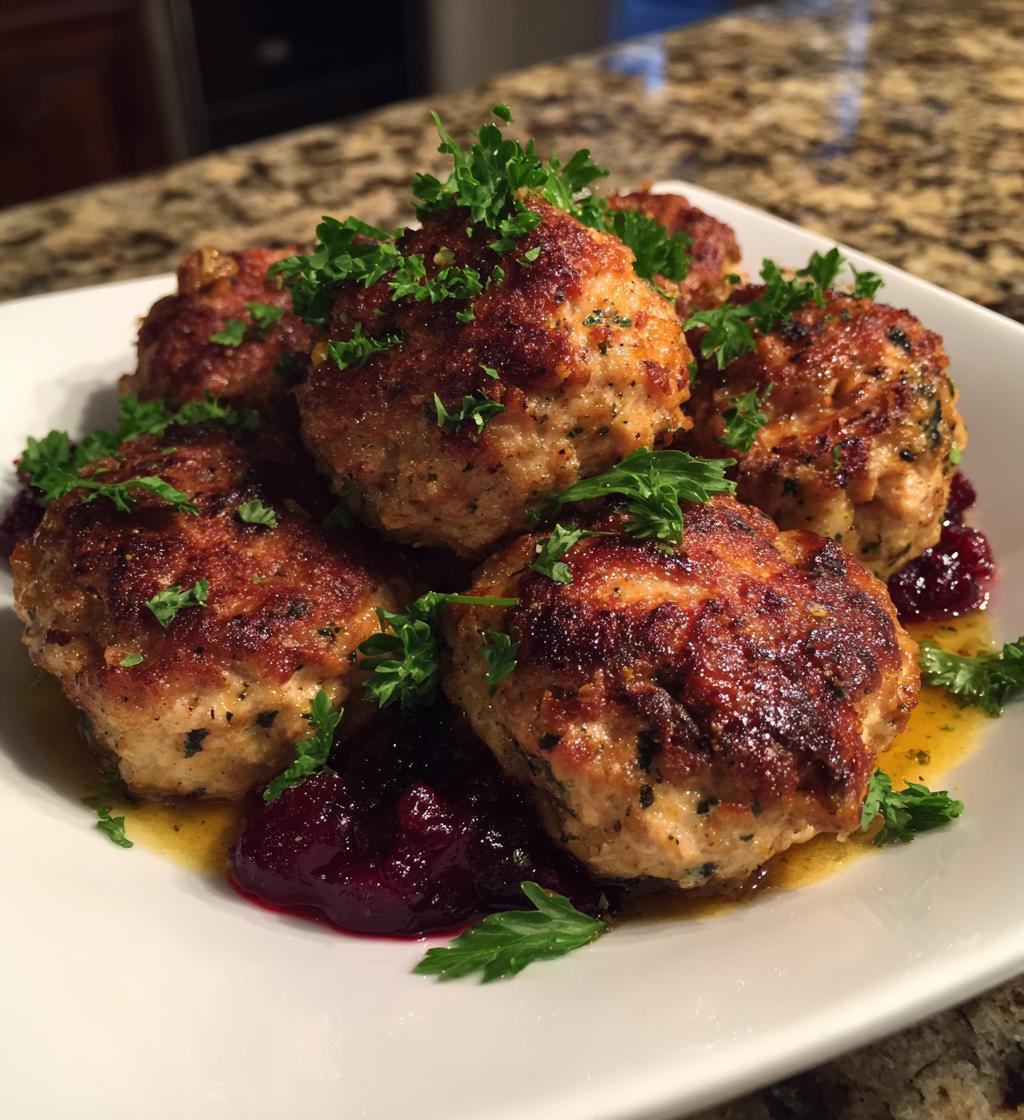 thanksgiving meatballs