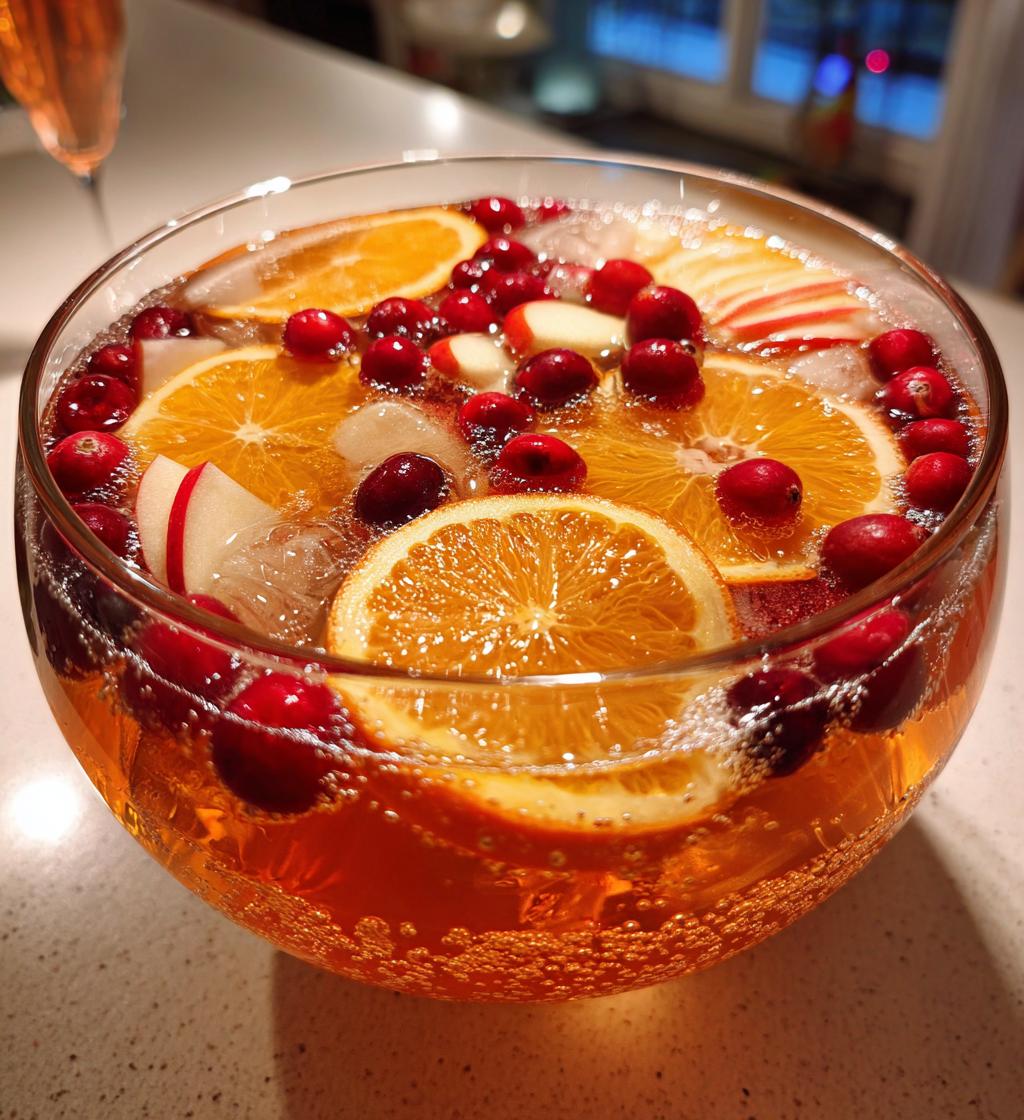 thanksgiving punch with alcohol