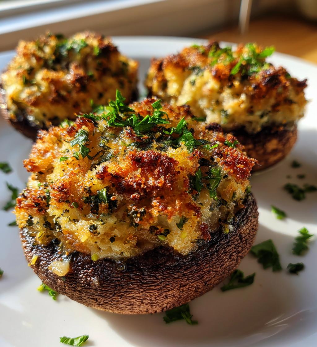 thanksgiving stuffed mushrooms