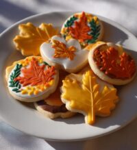 thanksgiving sugar cookies decorated