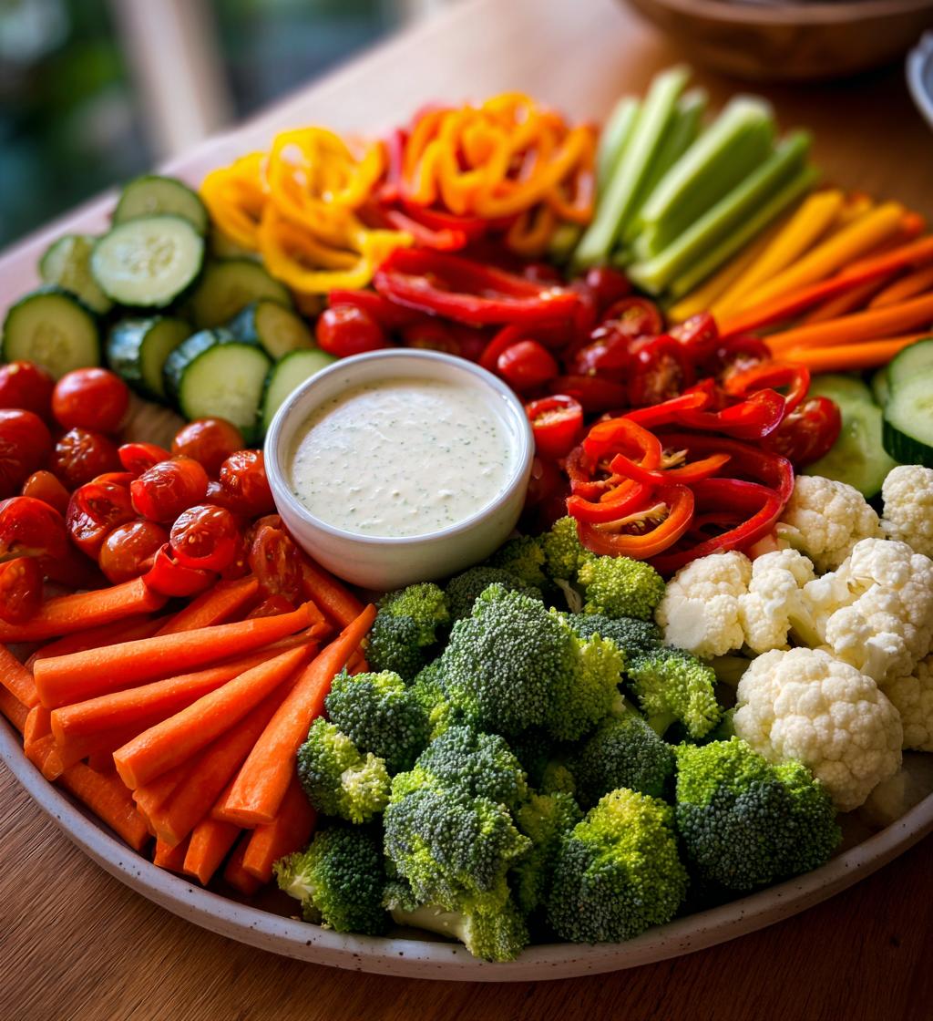 thanksgiving vegetable tray