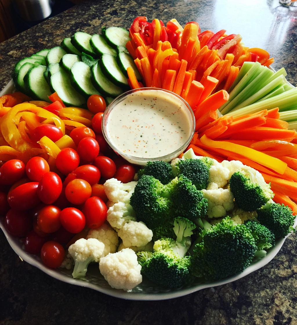 thanksgiving veggie platter