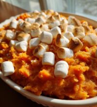 thanksgiving yams marshmallows