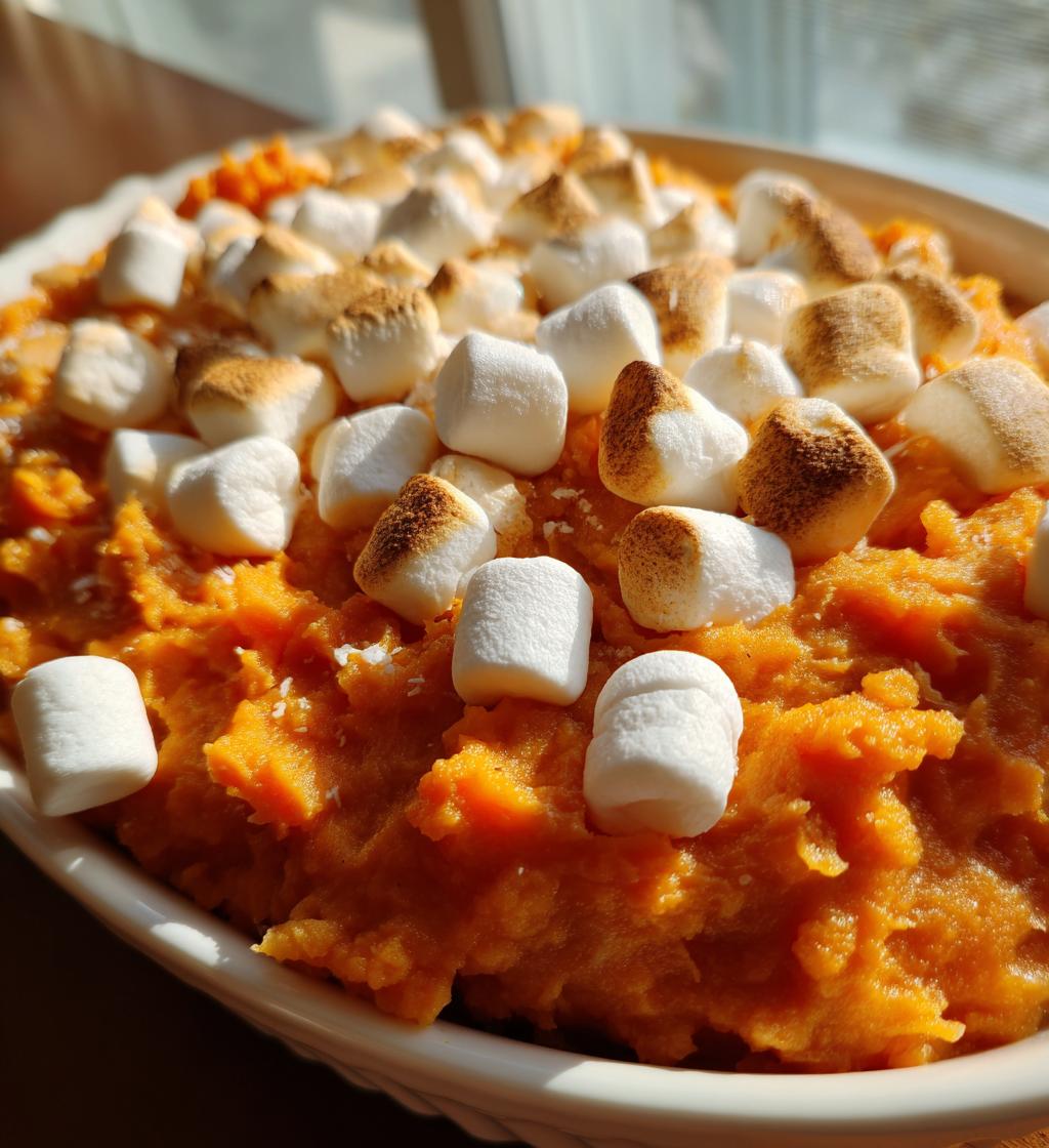 thanksgiving yams marshmallows