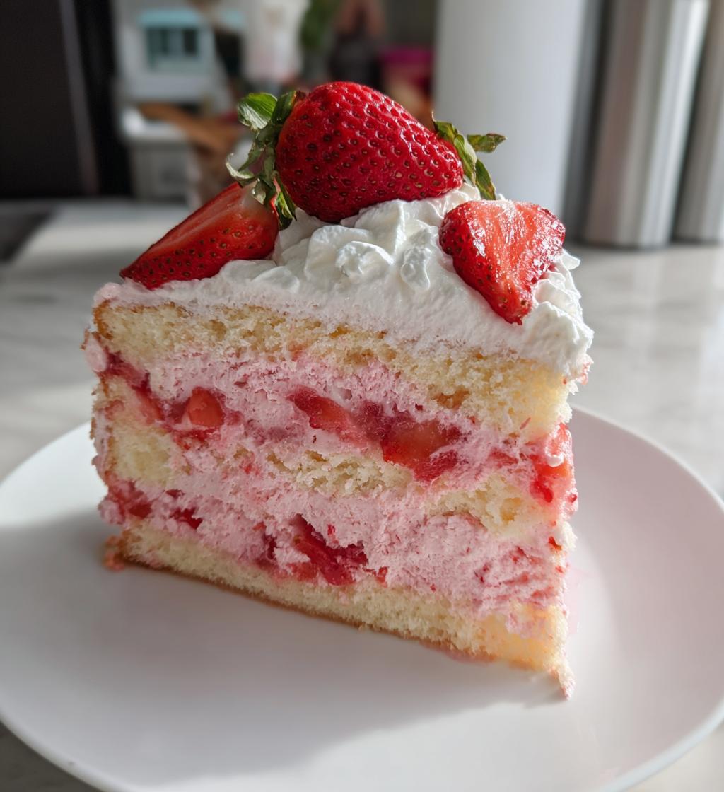 the best strawberry cake ever