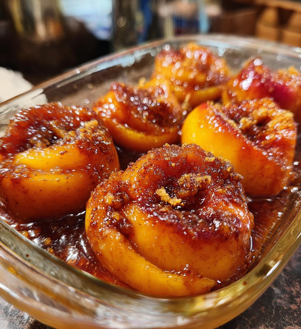 the easiest peach dumplings