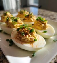 tuna deviled eggs