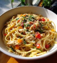 ultimate chicken spaghetti