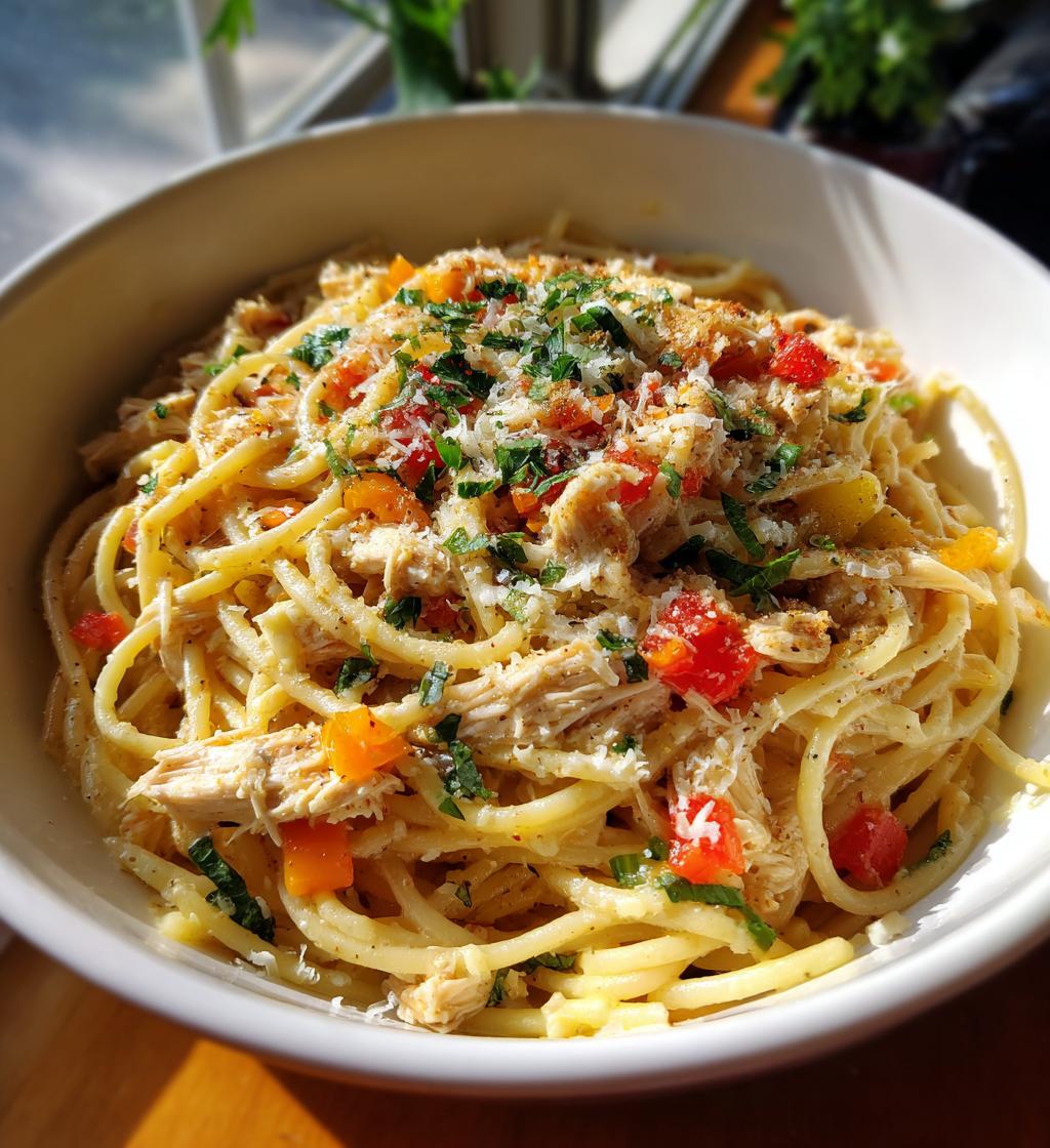 ultimate chicken spaghetti