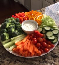 veggie tray for thanksgiving