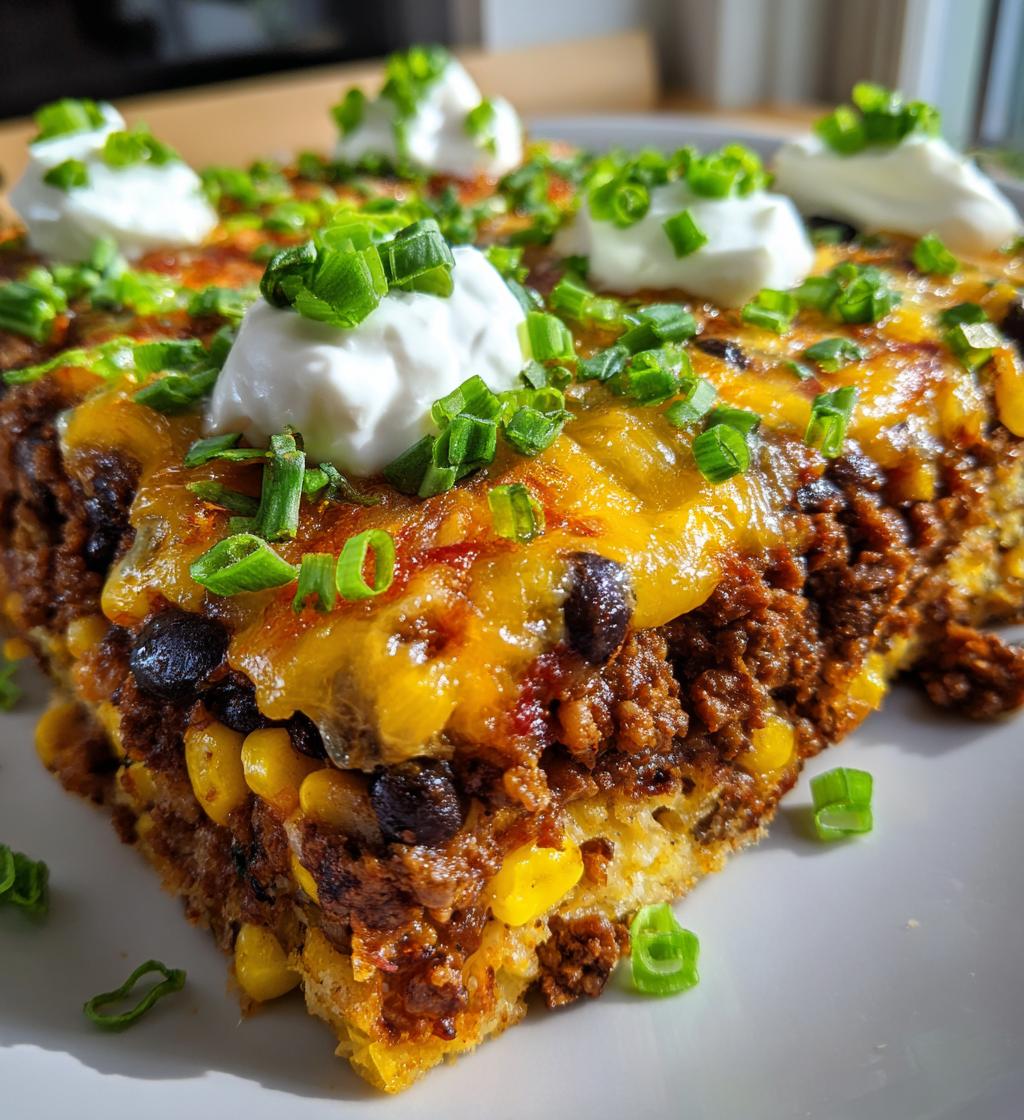 walking taco casserole