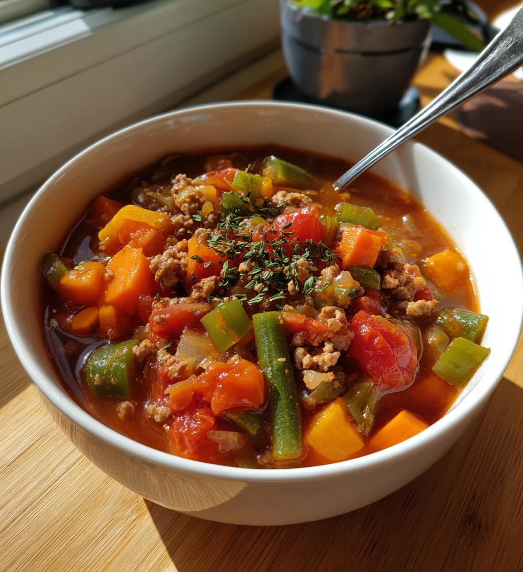 weight watchers hamburger soup