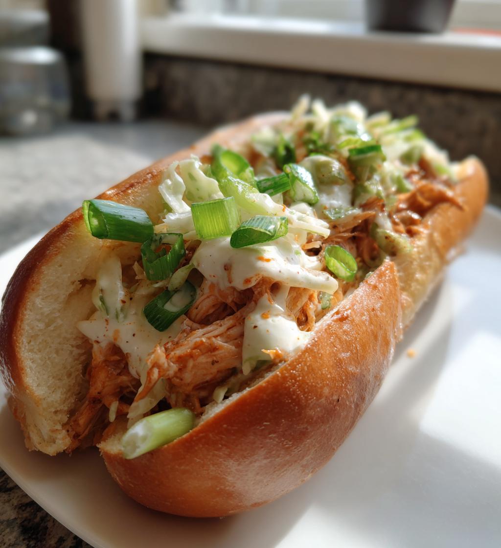 white bbq chicken subs perfect summer sandwich