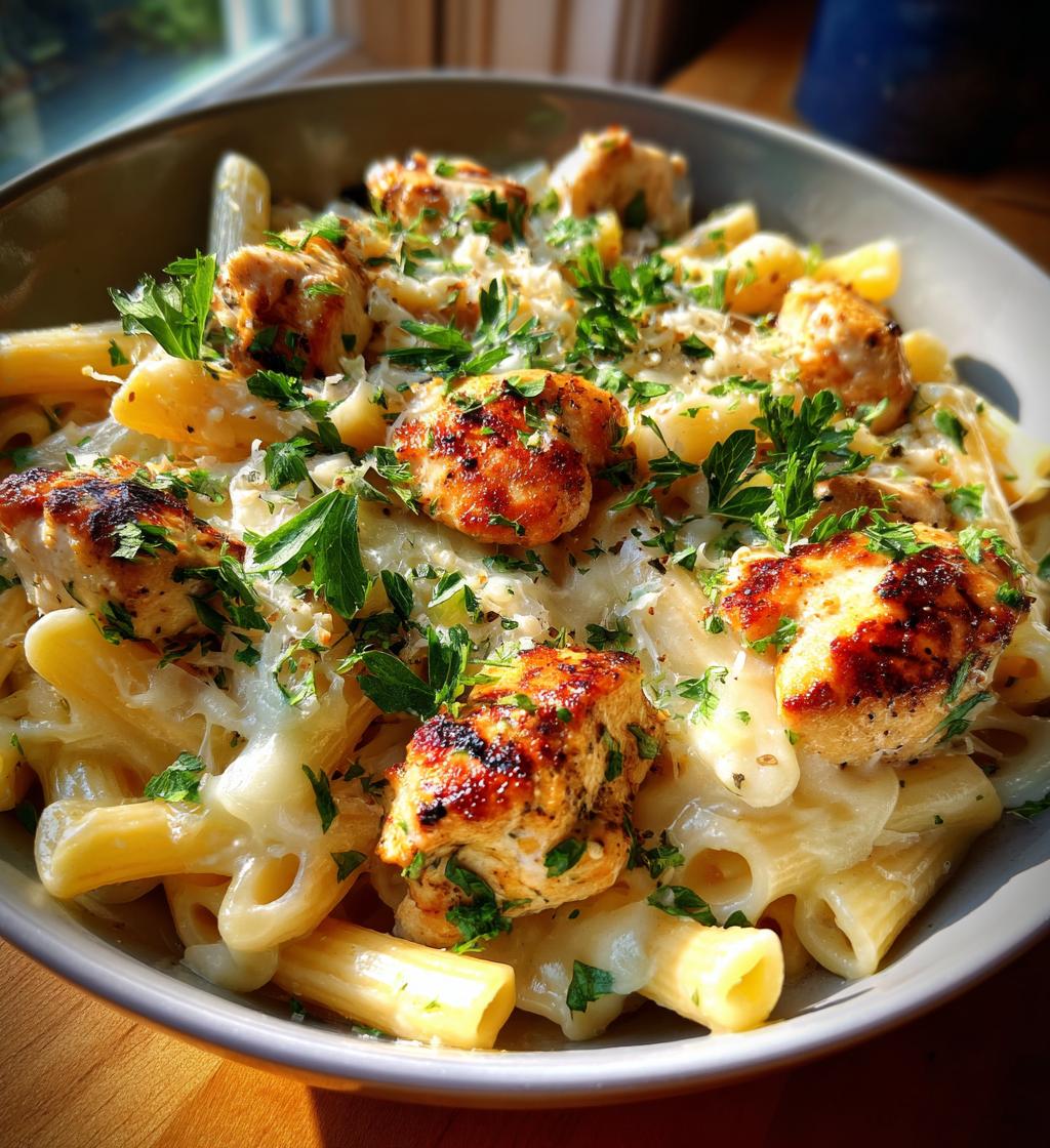 white cheddar chicken pasta 2