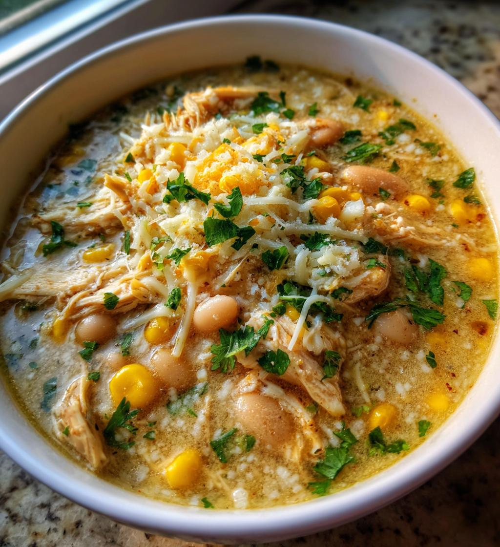 white chicken chili crockpot