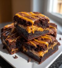 worlds best caramel brownies