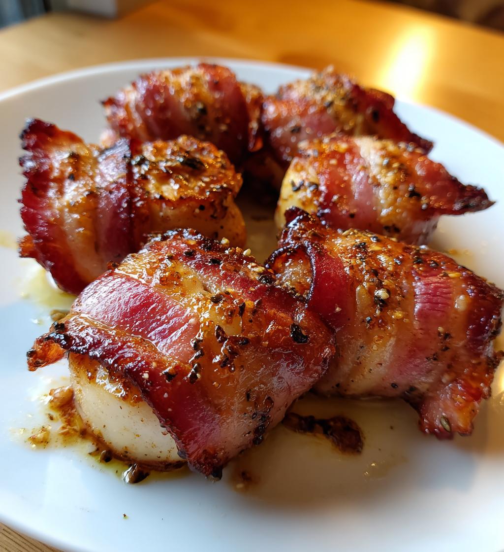 bacon wrapped scallops