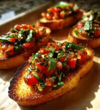 bruschetta appetizers