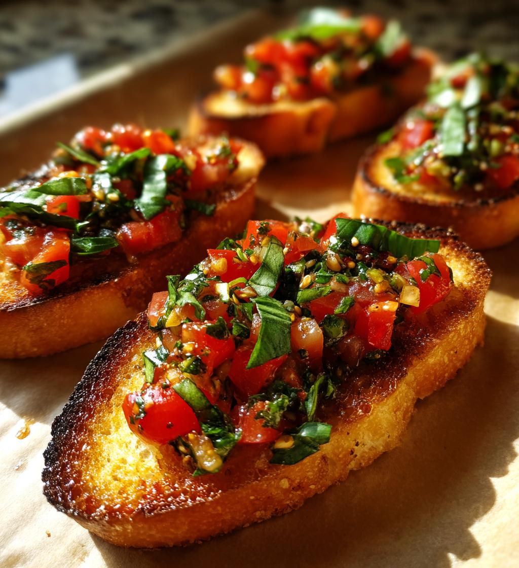 bruschetta appetizers