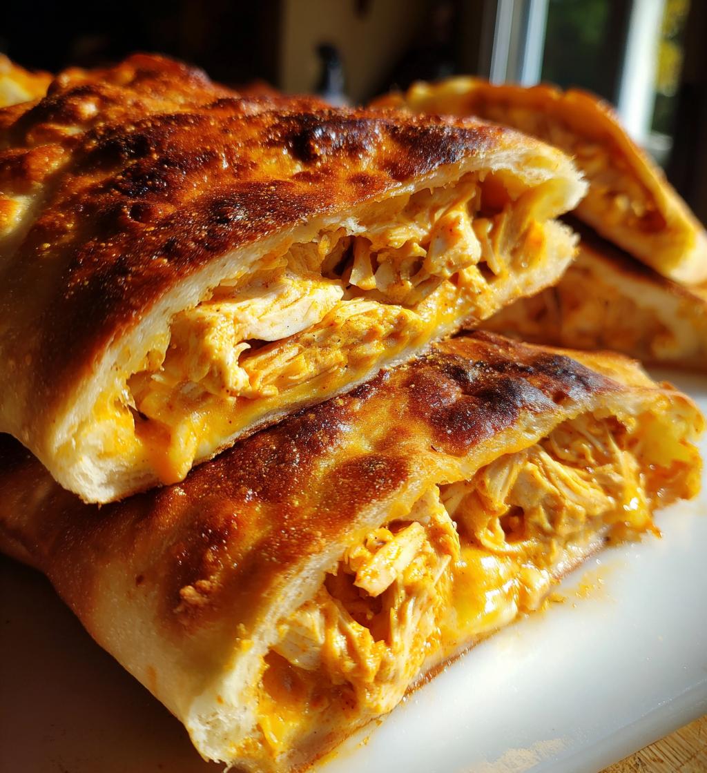 buffalo chicken calzone recipe