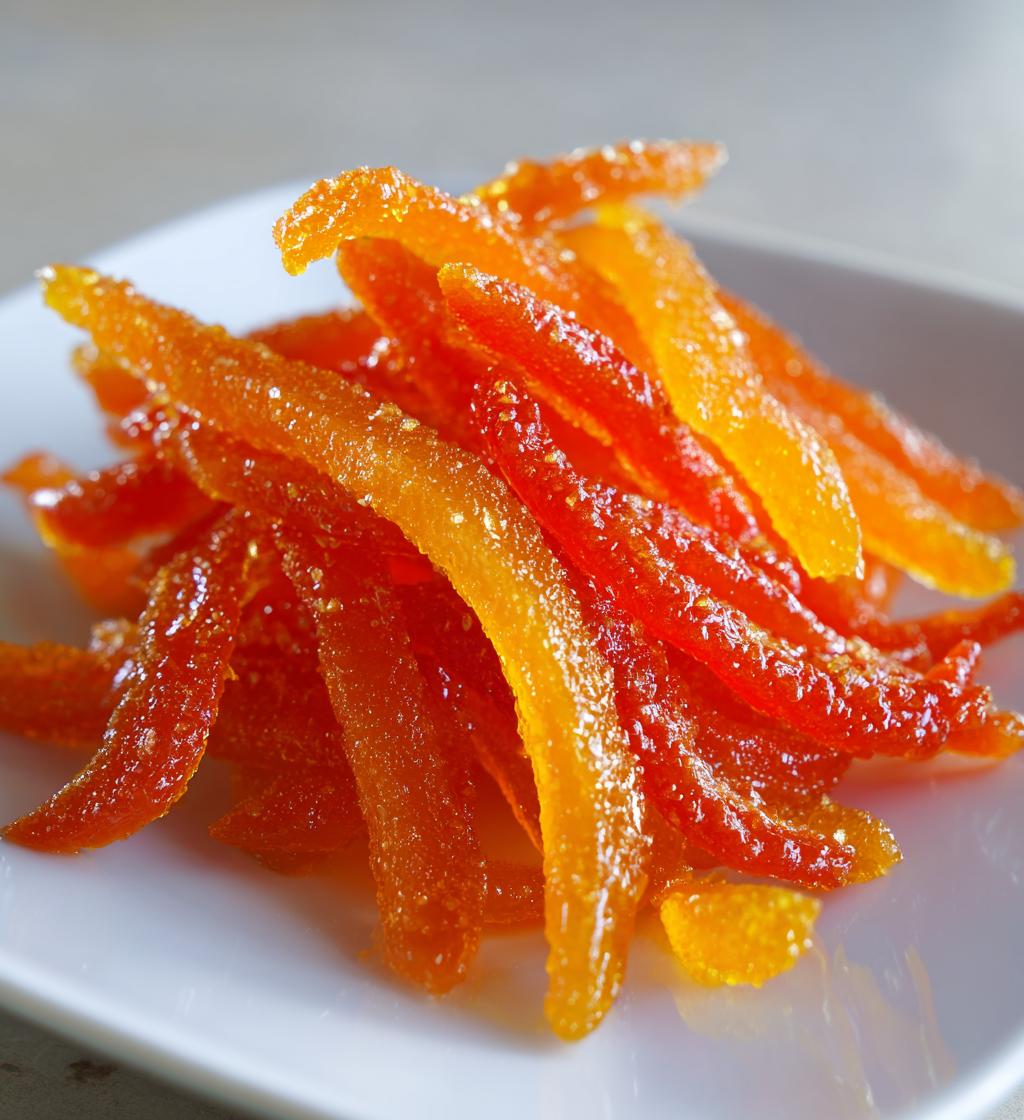 candied orange peel