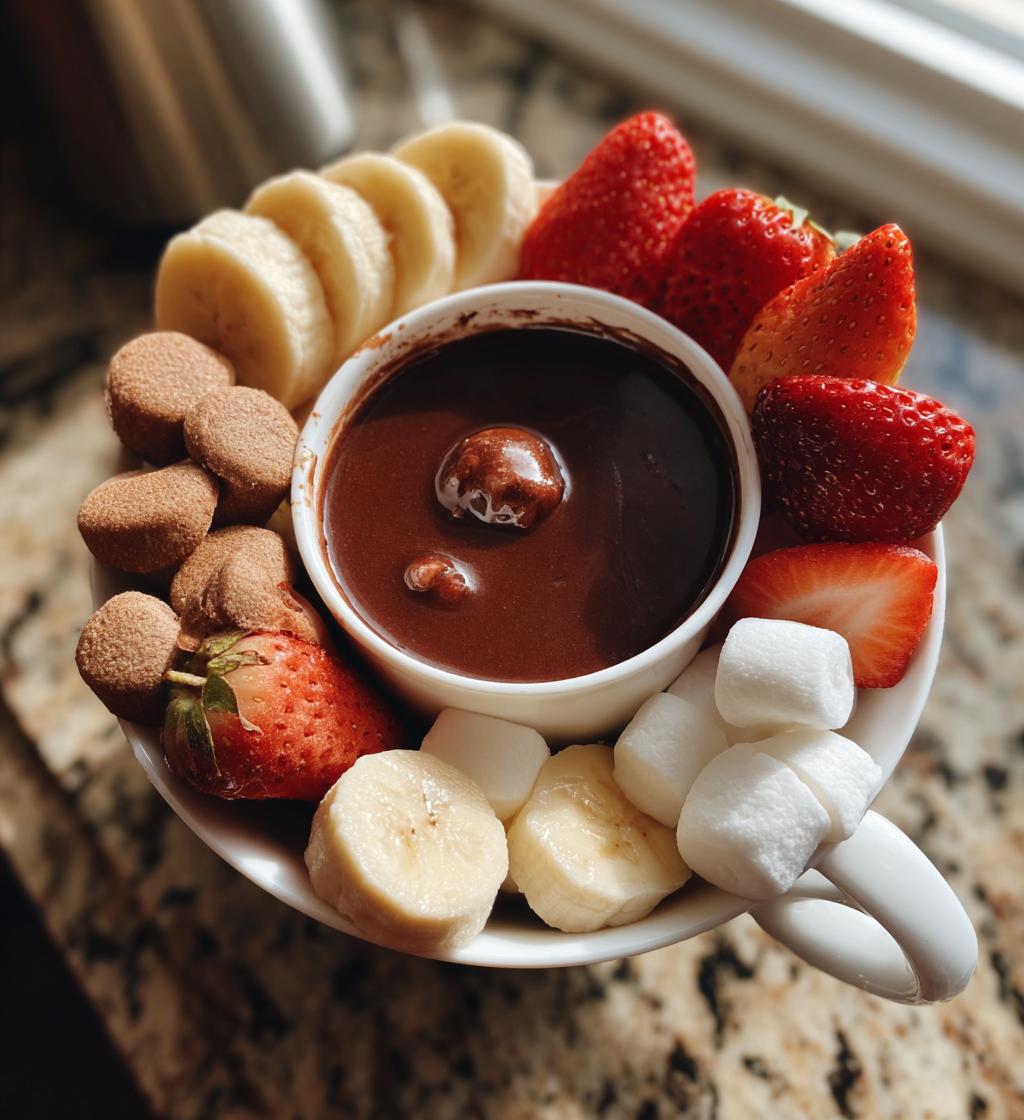 chocolate fondue recipe