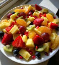 christmas fruit platter