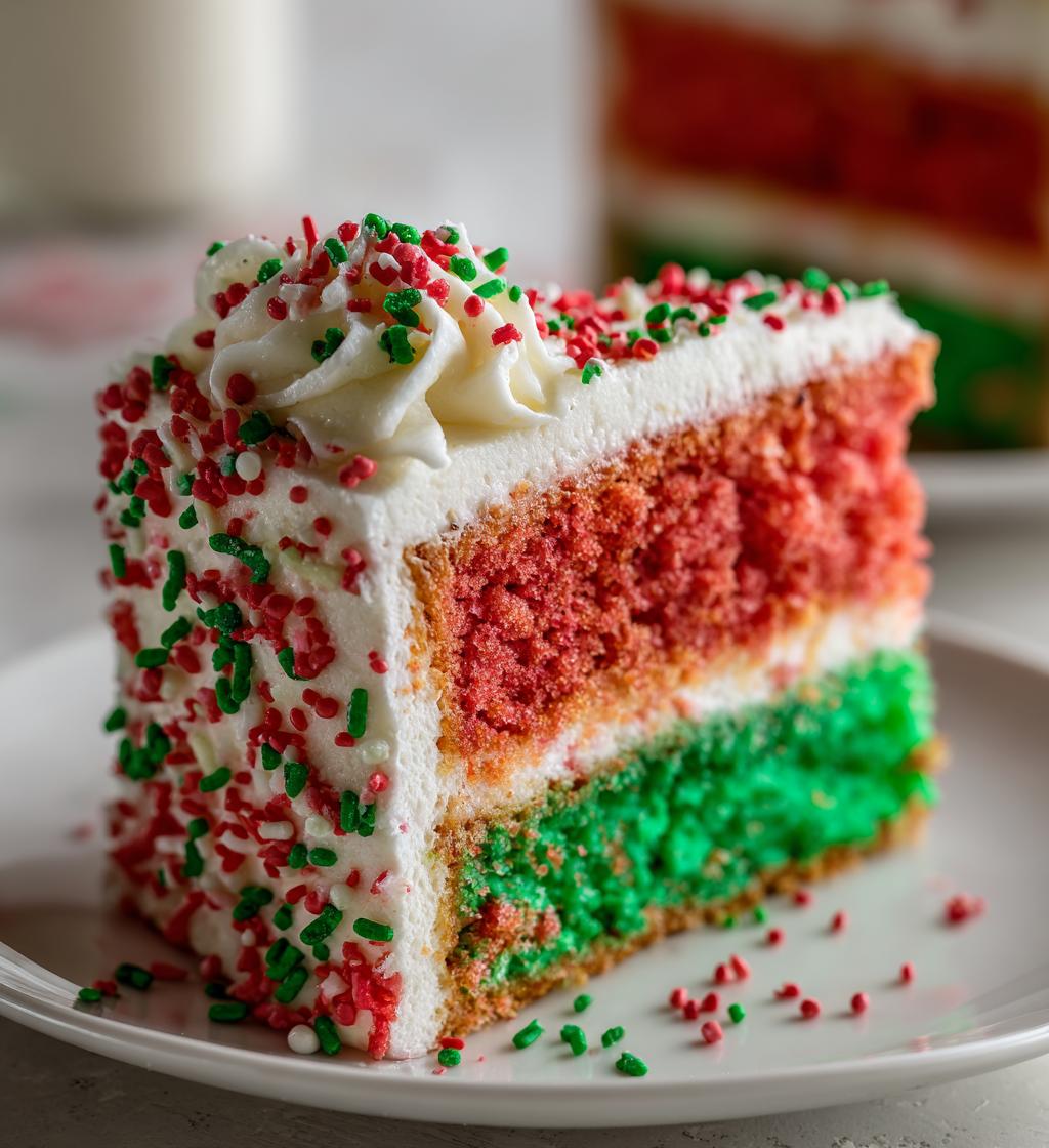 christmas themed cake