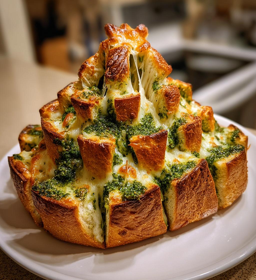 christmas tree bread pull apart