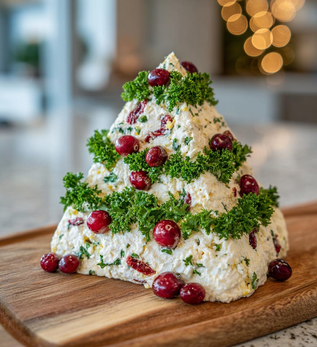 christmas tree cheese ball