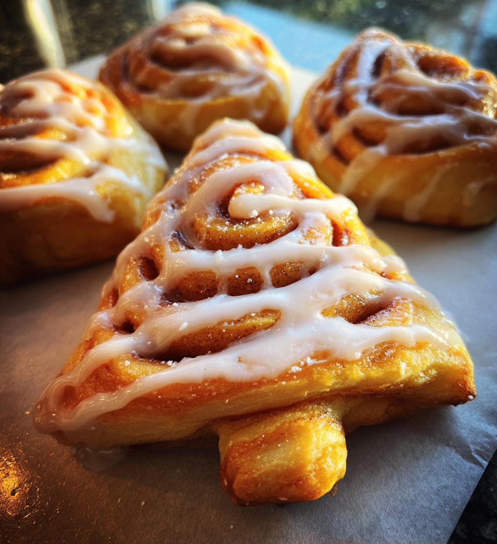 christmas tree cinnamon rolls