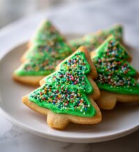 christmas tree cookies decorated