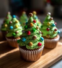 christmas tree cupcake cake