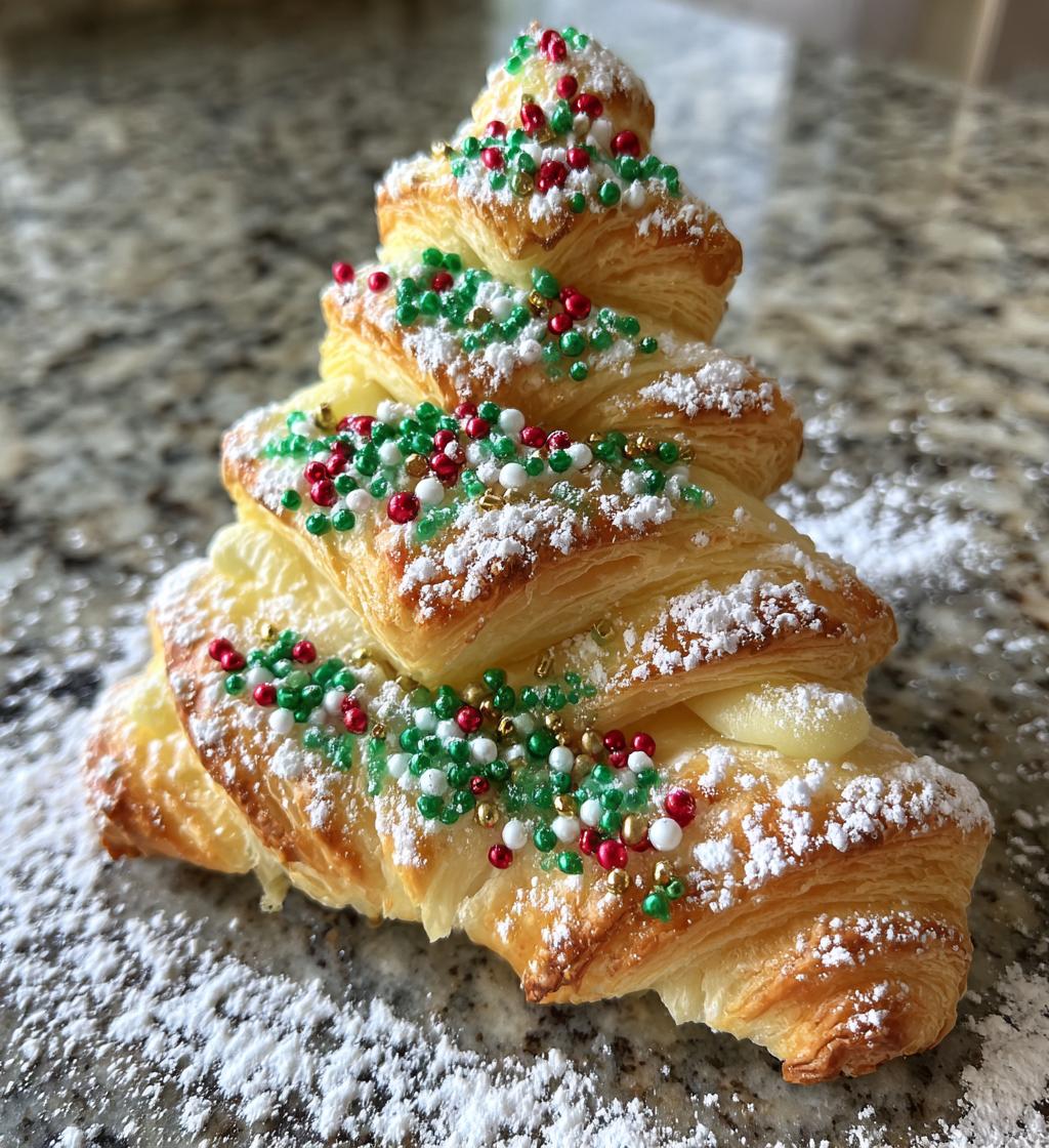 christmas tree pastry