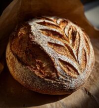 christmas tree sourdough scoring