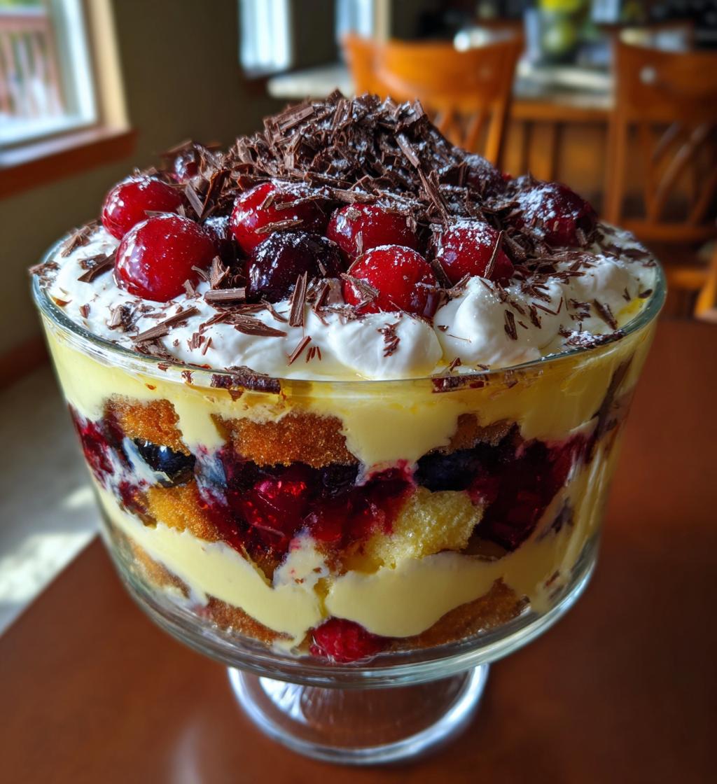 christmas trifle desserts