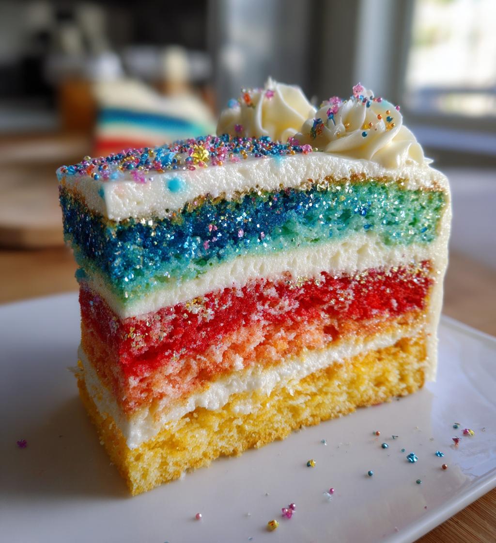 colorful new year cakes