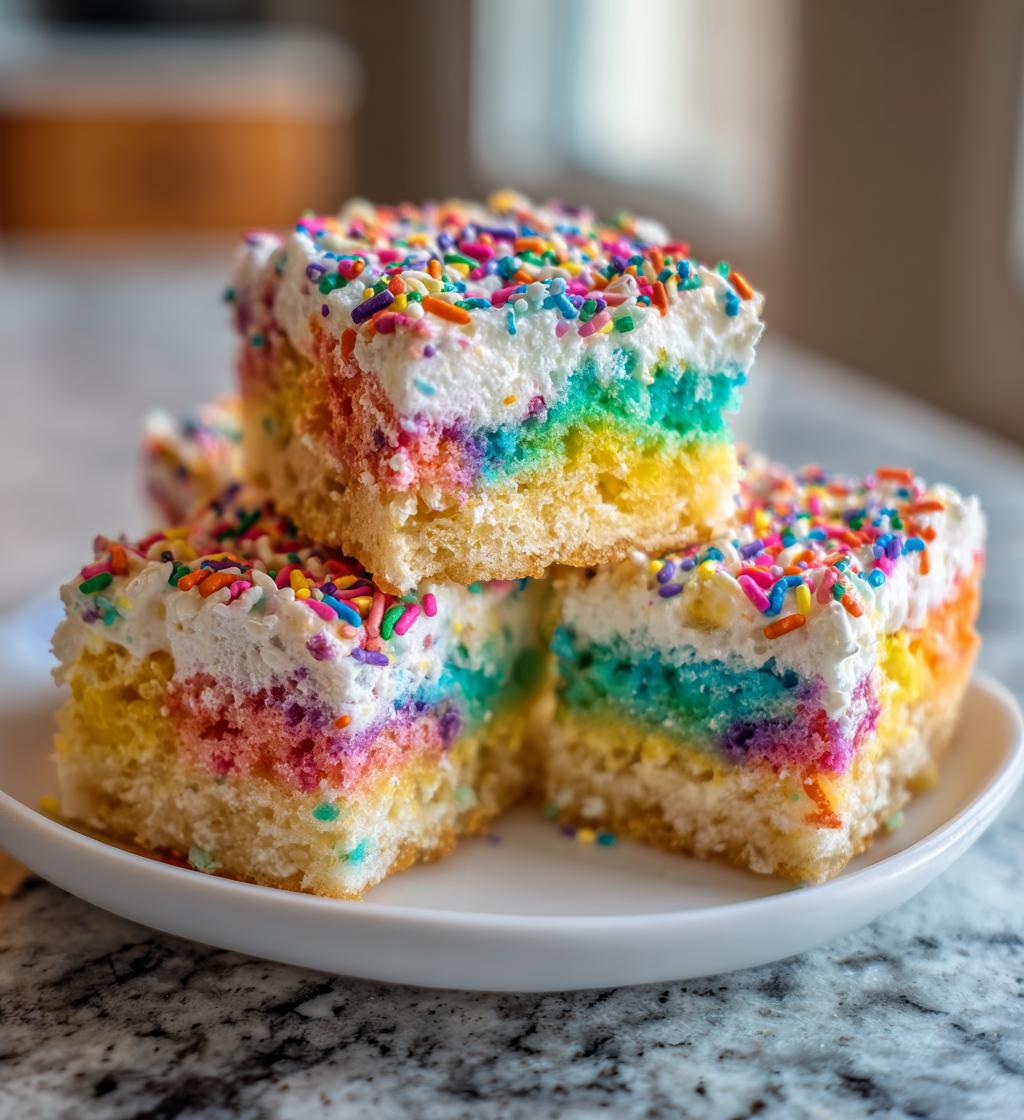 colorful new year treats