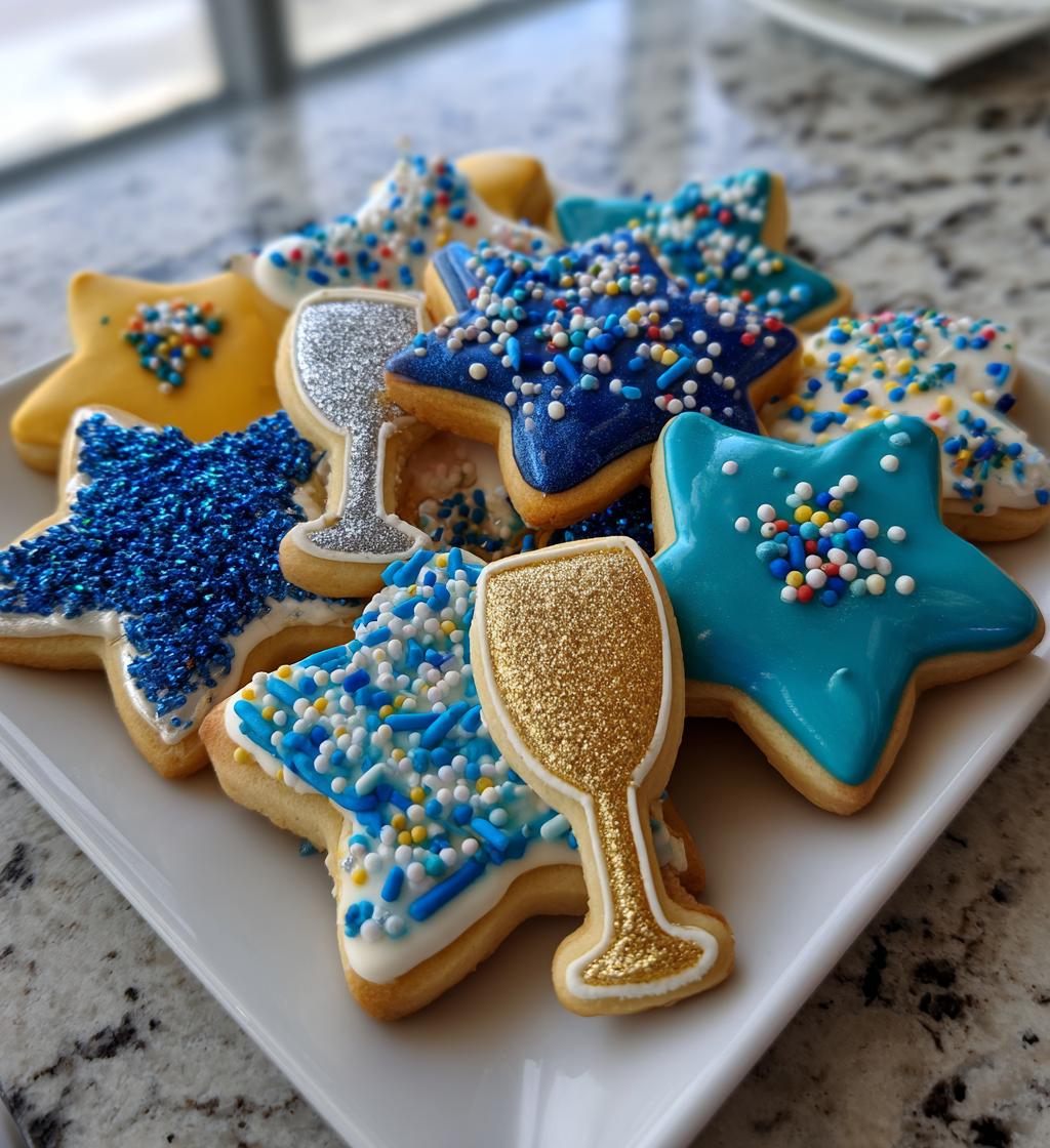 cookie decorating new years