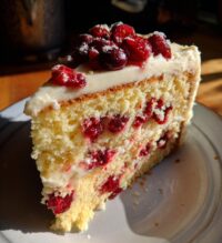 cranberry christmas cake