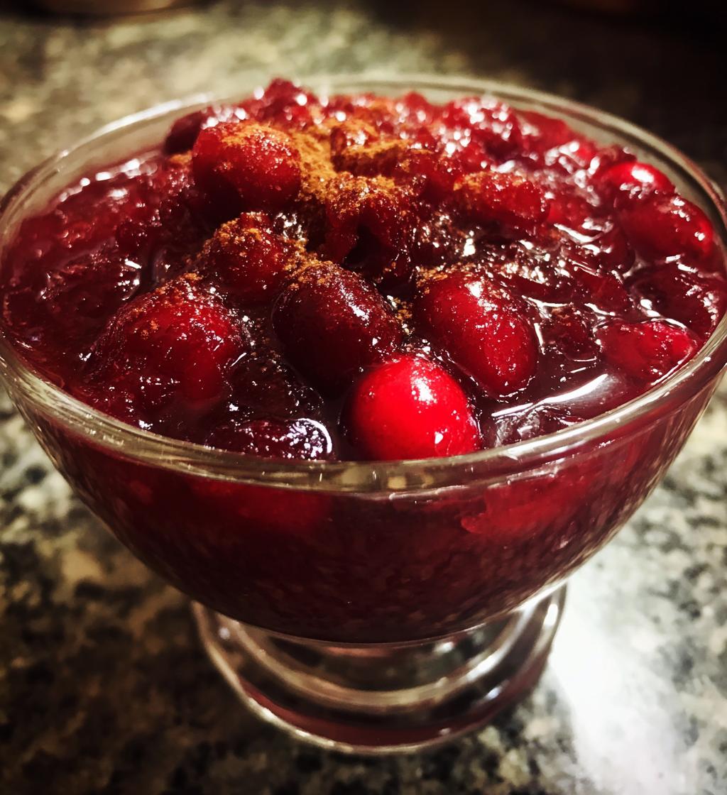 cranberry sauce