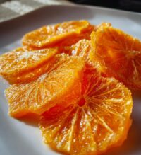 dehydrated orange slices